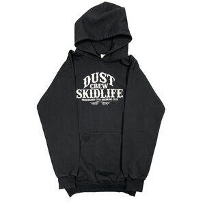 Dust Crew Skidlife Snowboard Club Drinking Club Pullover Hoodie Small